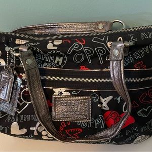 Coach poppy tote **SOLD**